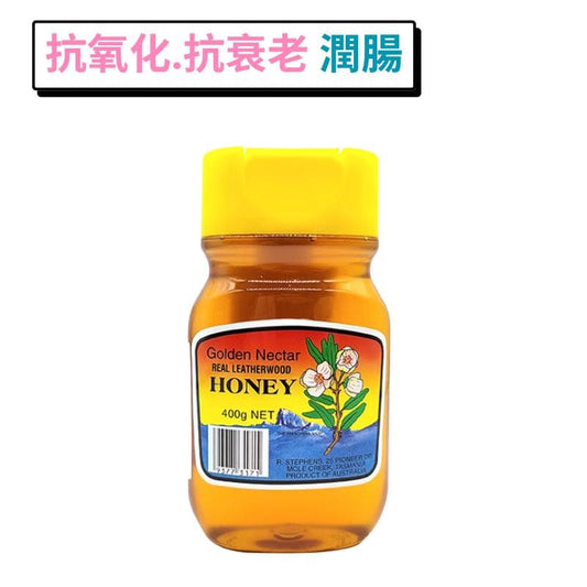 有機野生老革木蜂蜜擠壓裝-塔斯曼尼亞百年蜂場-R.Stephens 400g
